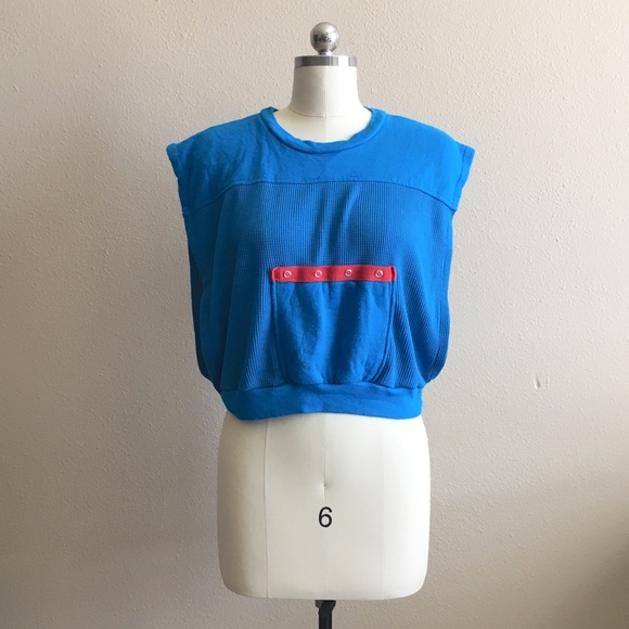 Vintage Tops - ’80s / Cropped Muscle Sweatshirt